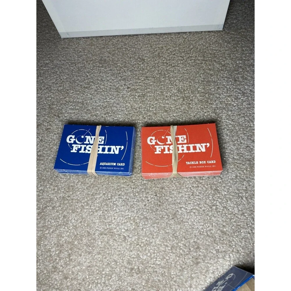 Vintage 1987 Gone Fishin' The Ultimate Game For Fishermen Complete Set